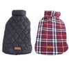 Warm Plaid Winter Dog Coats