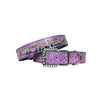 PU Leather Bling Personalized Dog Collar