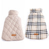 Warm Plaid Winter Dog Coats